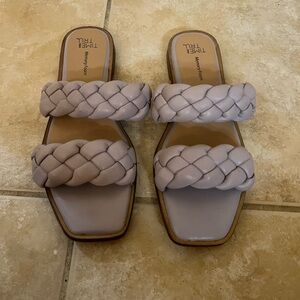 Time and Tru Women's Braided Sandals - Lavender